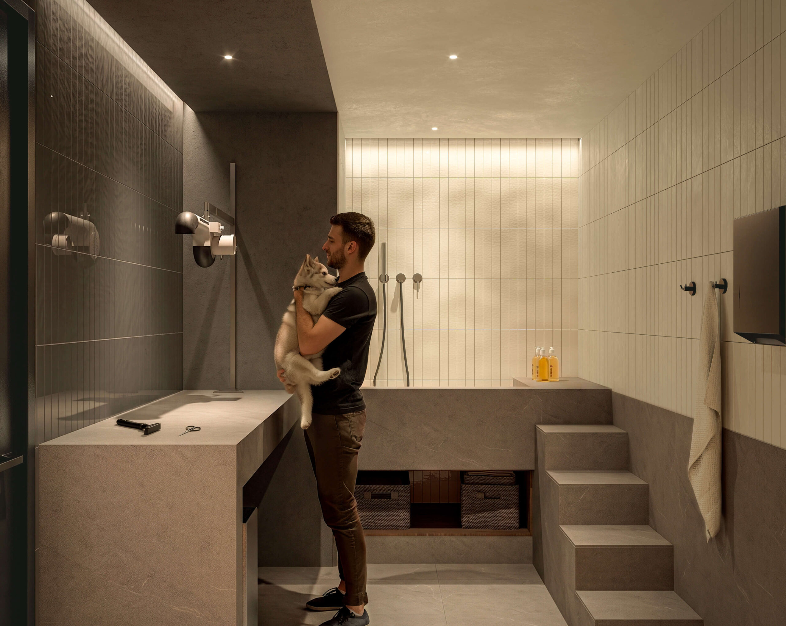Scala Amenities lavado de mascotas
